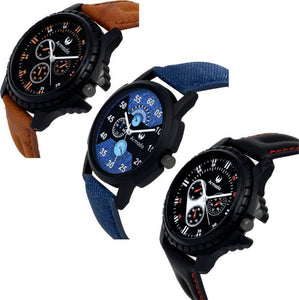 Triple Watches Combo - For Men